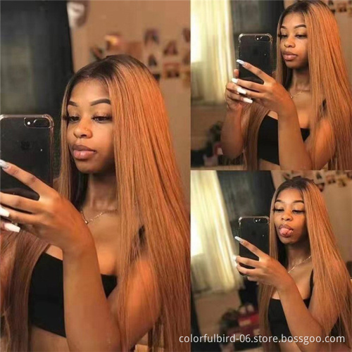ombre U Part Wigs Human Hair Brazilian 32 inch  1b/30 Hair Straight Wigs For Black Women Remy 100% human Hair Wig